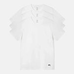 STUSSY UNDERSHIRT 3PAK HVID - Woodsøe