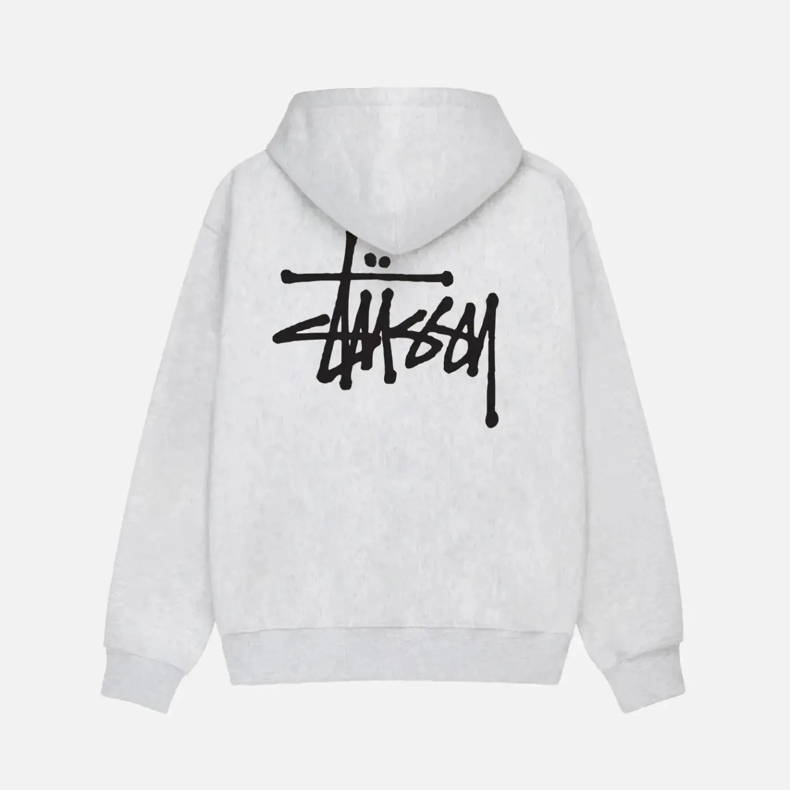 STUSSY BASIC HOODIE GRÅ