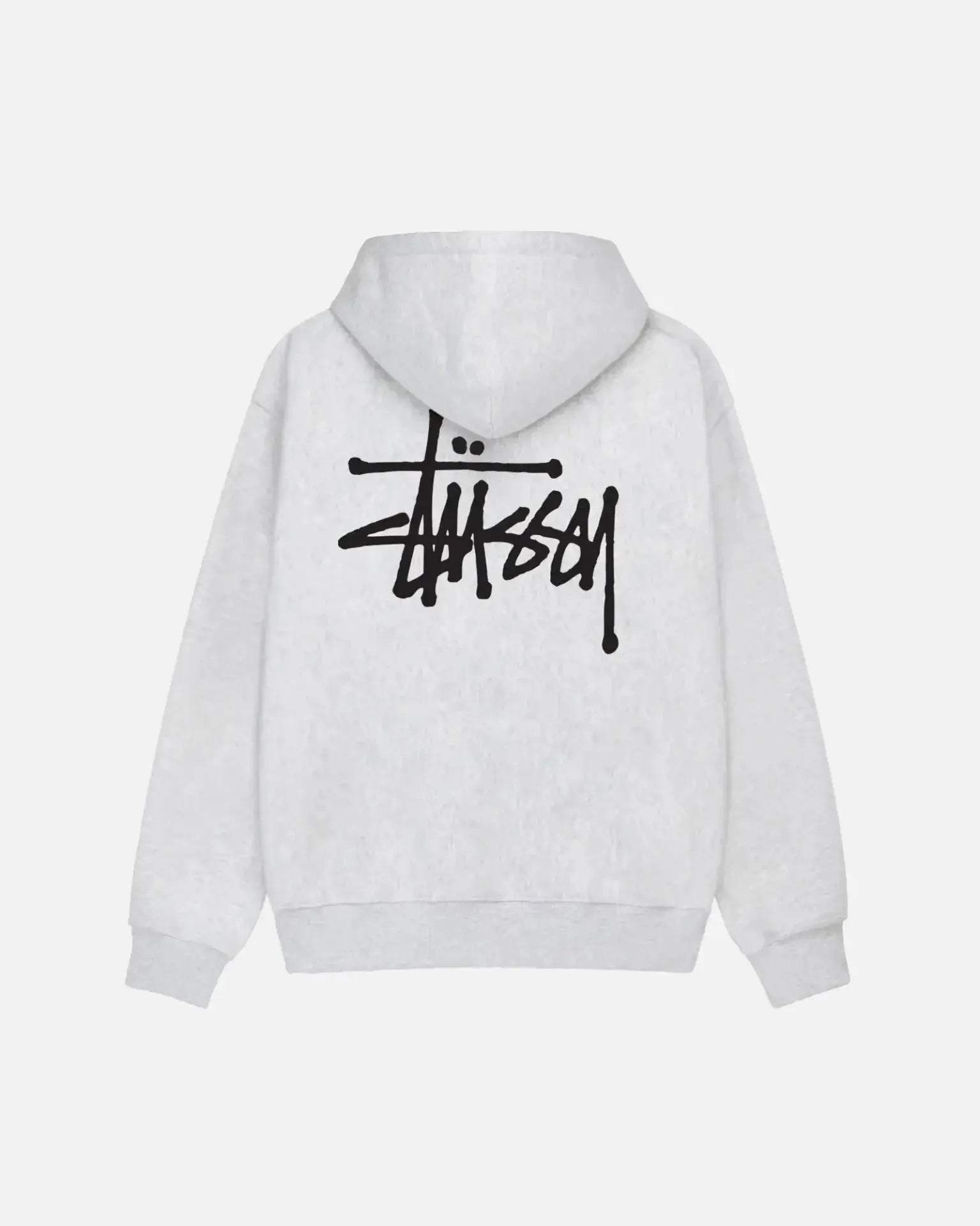 STUSSY BASIC HOODIE GRÅ