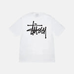 STUSSY BASIC TEE HVID