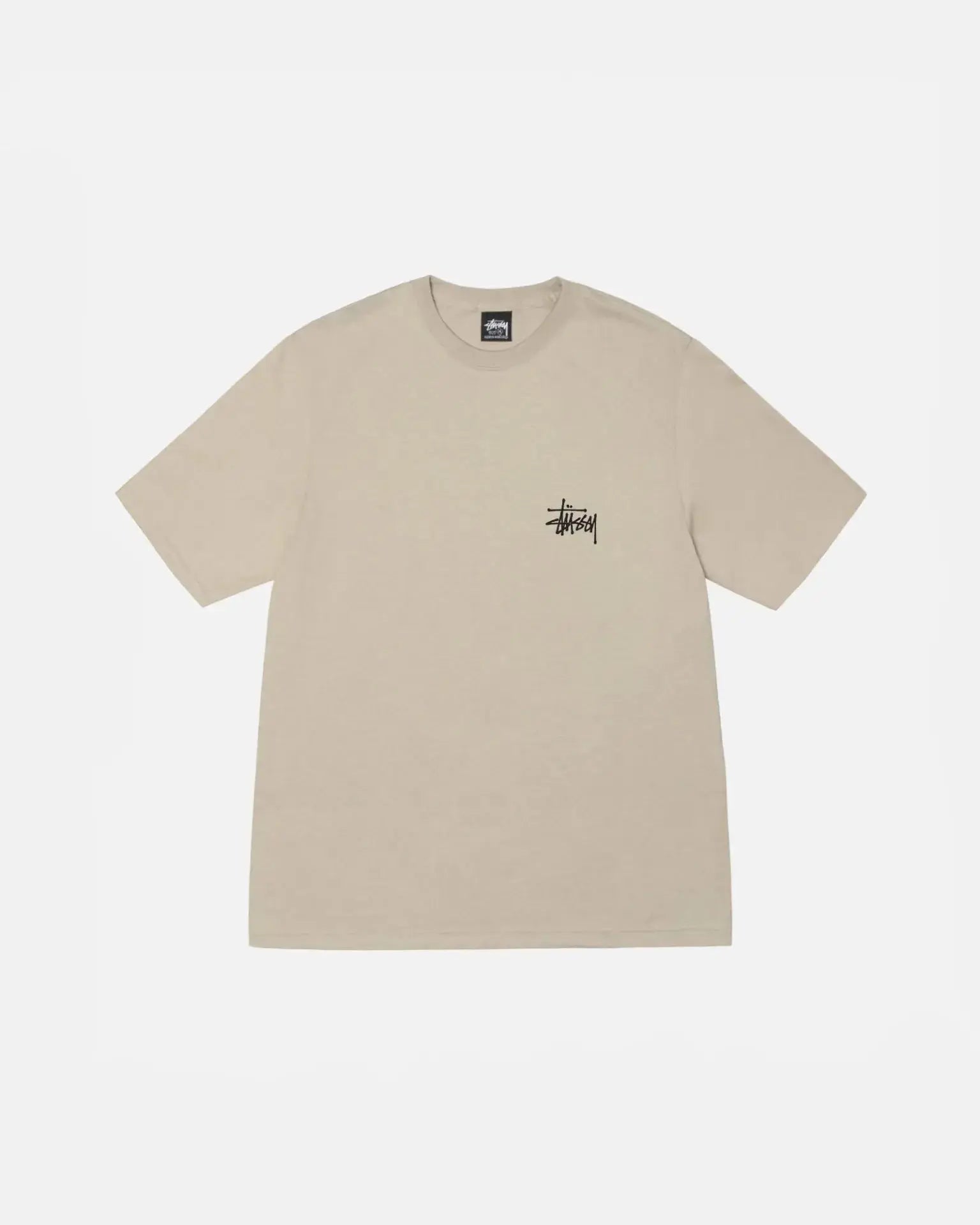 STUSSY BASIC TEE KAHKI