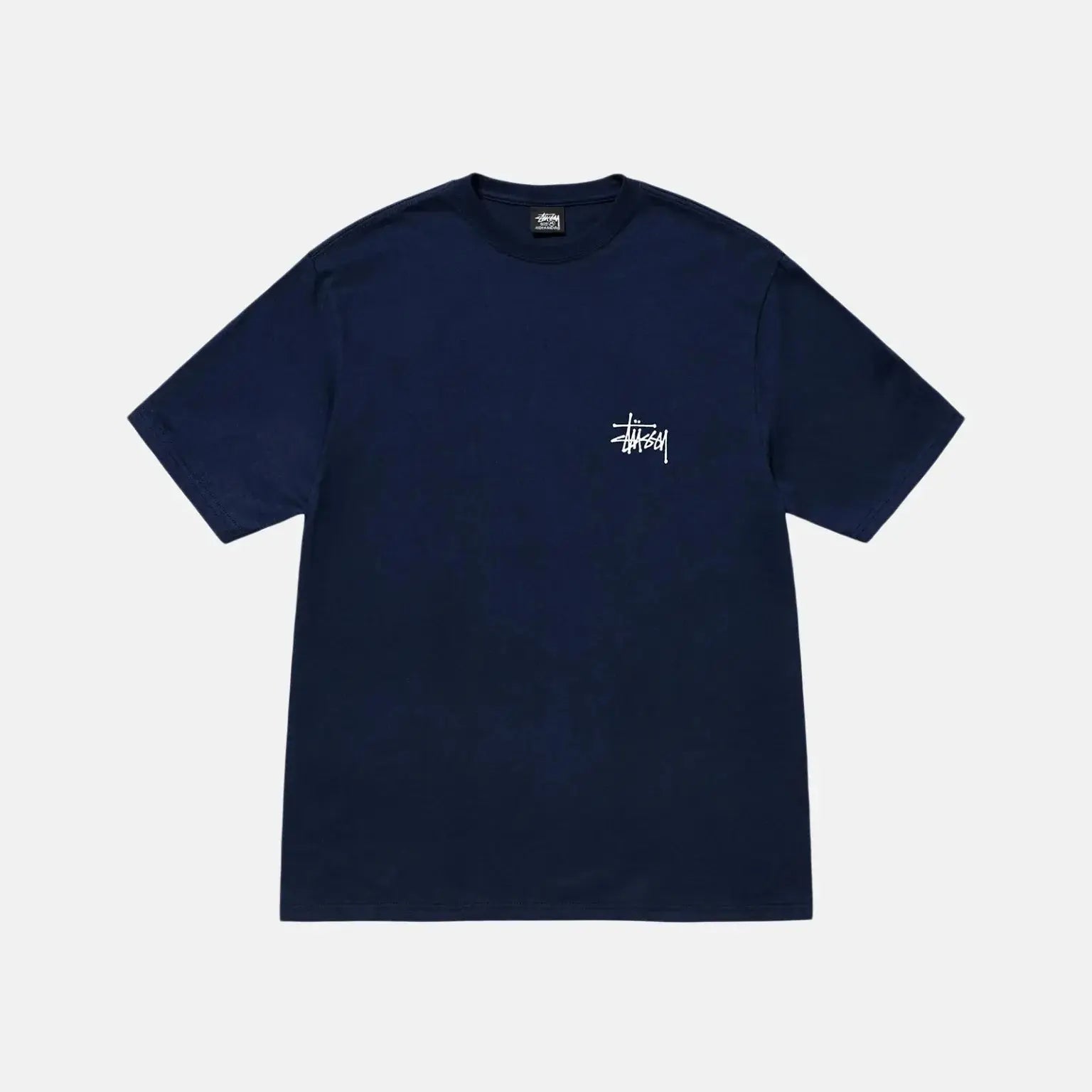 STUSSY BASIC TEE NAVY