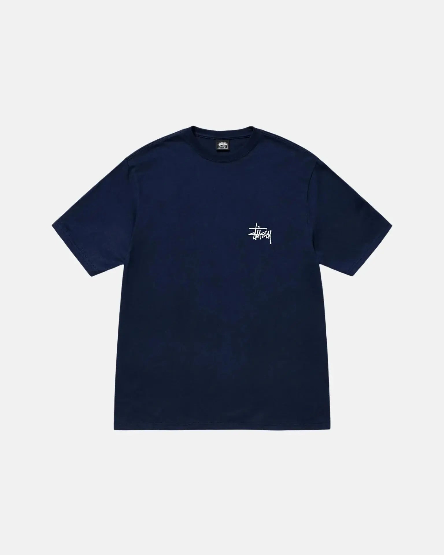 STUSSY BASIC TEE NAVY