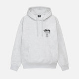 STUSSY WORLD TOUR HOODIE GRÅ