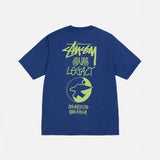 STUSSY & OUR LEGACY WORK SHOP SURFMAN PIGMENT DYED TEE BLÅ