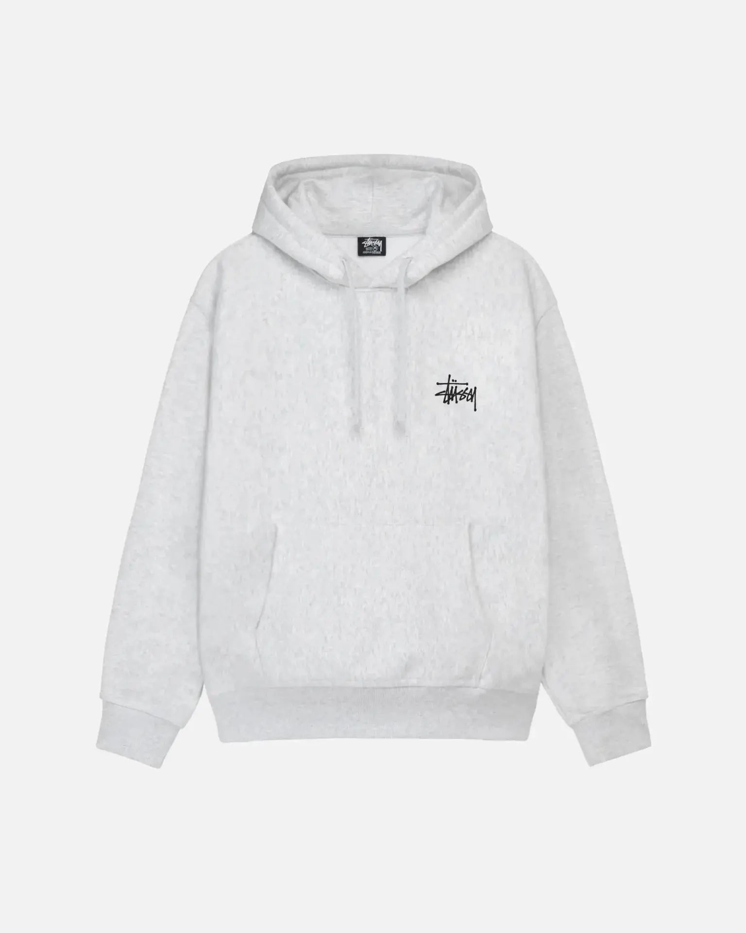 STUSSY BASIC HOODIE GRÅ